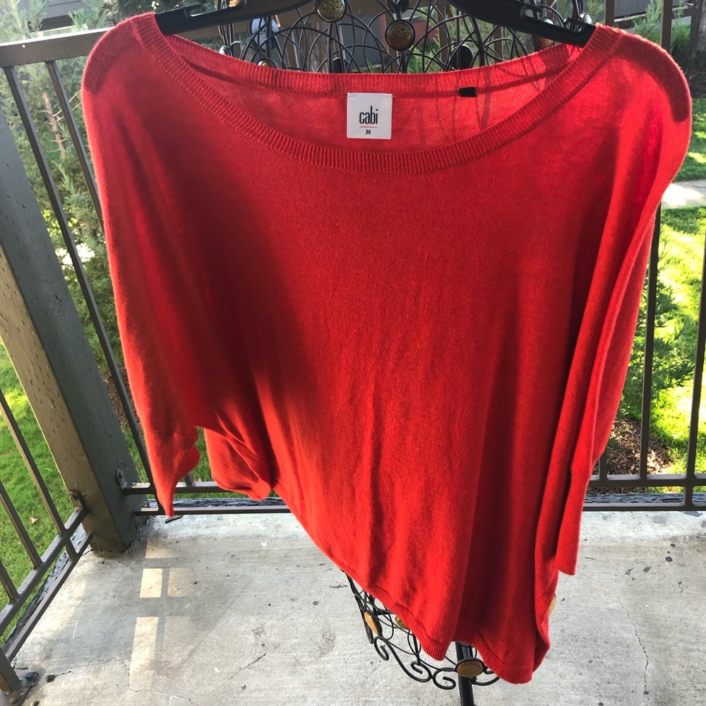 Cabi Pullover Sweater Style 5279 Red